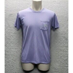 ​Southern Marsh Men's Purple Heather Pocket T-Shirt - Fishing Graphic - Size M